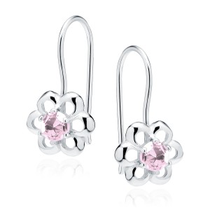 Cercei argint floare cu piatra roz si tortita DiAmanti Z1351JR_LP-DIA (Argint 925‰ 1,3 g.) Cercei argint floare cu piatra roz si tortita DiAmanti Z1351JR_LP-DIA (Argint 925‰ 1,3 g.)